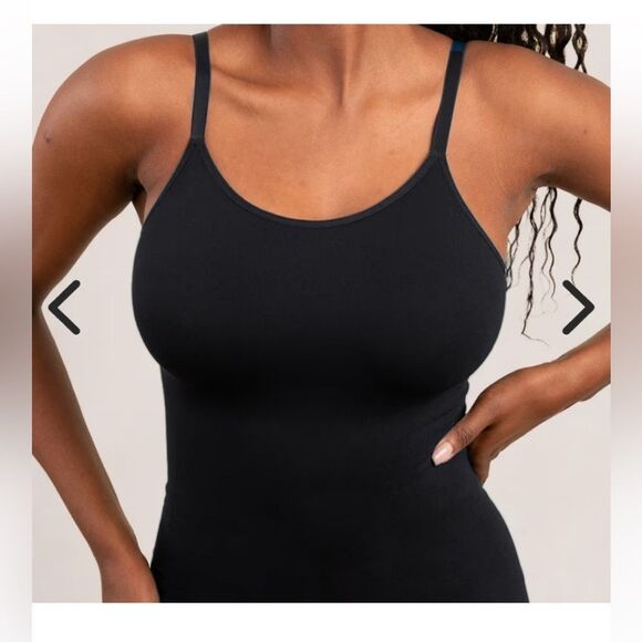 Shapermint Essentials All Day Every Day Scoop Neck Cami Size Large Black NIP - Picture 2 of 5